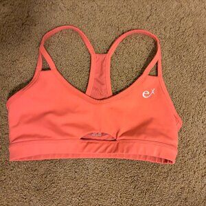 Expntl creamsicle sports bra
